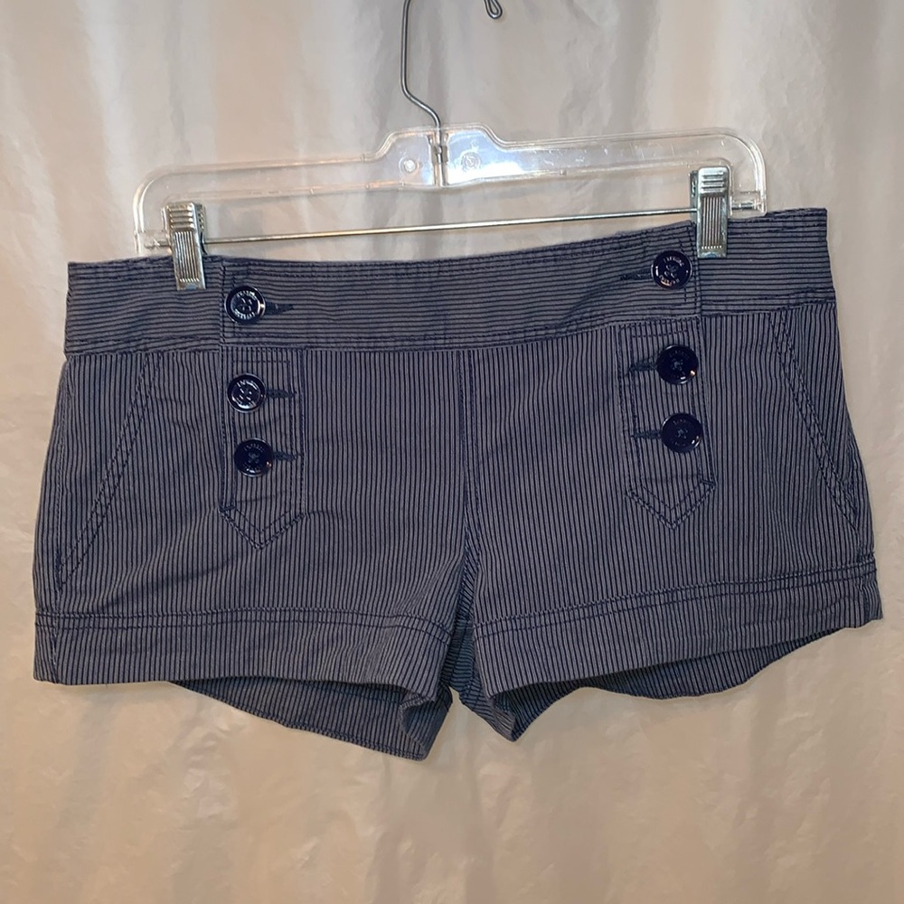 8 Sailor Style Stripped Double Button Express Sho… - image 2